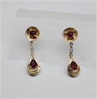 Pendientes Soprana Mujer in Oro amarillo OG RUBINI PENDENTI